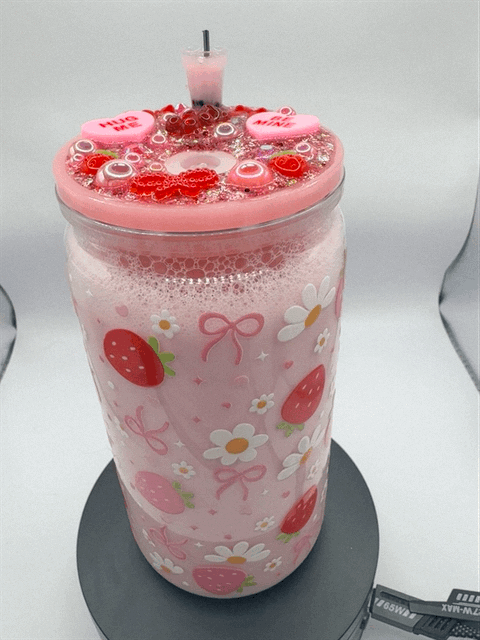 Strawberry Milkshake Waffle
