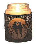 Doves black tealight burner