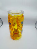 Honey Drip Winnie the Pooh Acrylic Tumbler – Yellow Reusable Drinks Cup