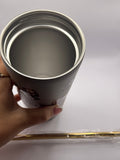 Luxury Rhinestone Thermal Tumbler – Glitter Bling Cup with Straw for Hot & Cold Drinks