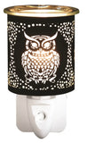 Owl Black Plug In Wax Melter