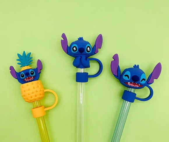 Cute Straw Toppers for Tumblers & Iced Coffee Cups – Reusable Drink Accessories