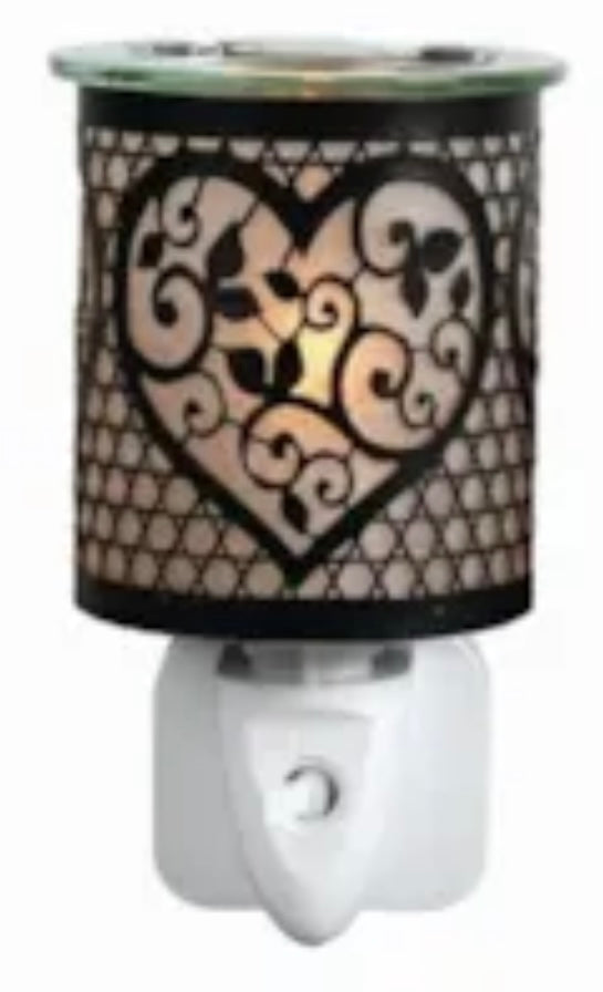 Black heart plug in wax melter