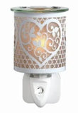 White Heart Plug In Wax Melter