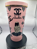 CC Thermal Pink Rhinestone Cup Waffle