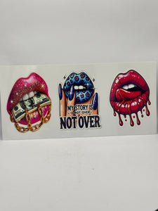 Lips UVDTF Wrap