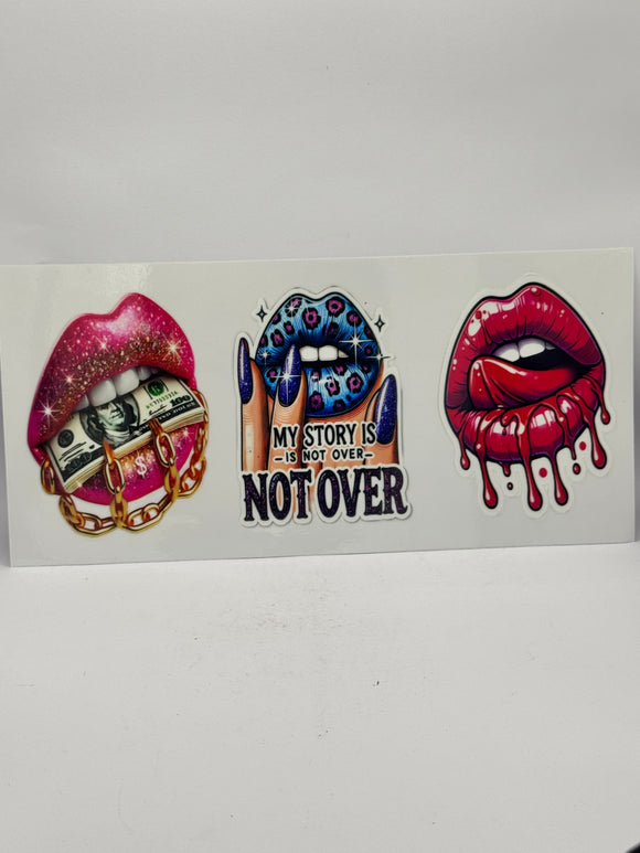 Lips UVDTF Wrap