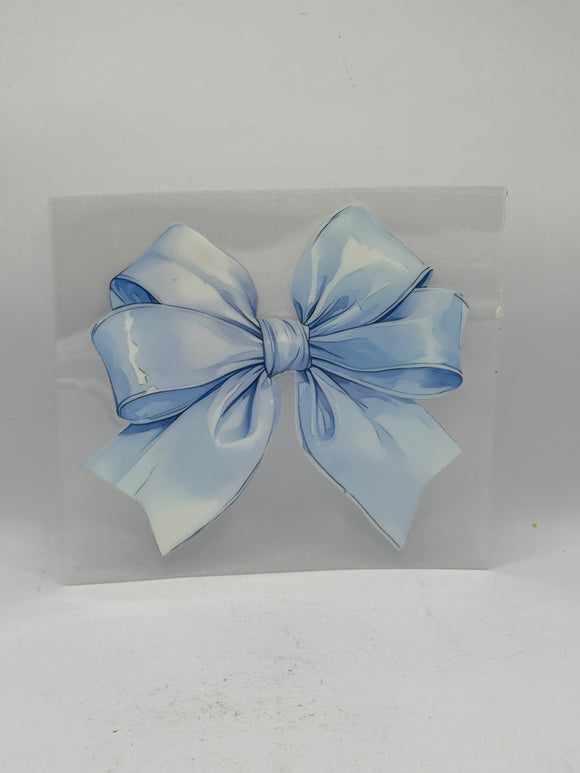 Blue Bow UVDTF Wrap