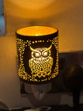 Owl Black Plug In Wax Melter