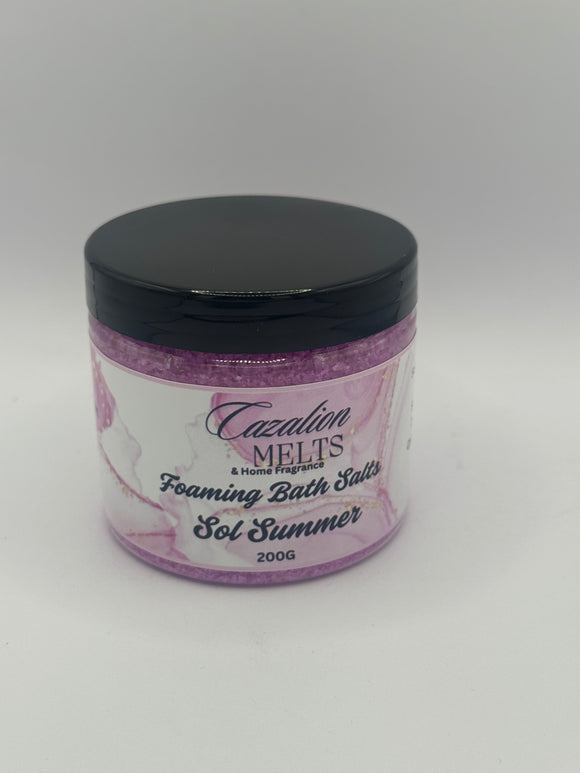Foaming Bath Salts