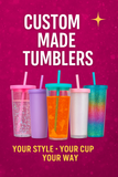 Custom Made 16oz Tumblers (Tiktok Live)